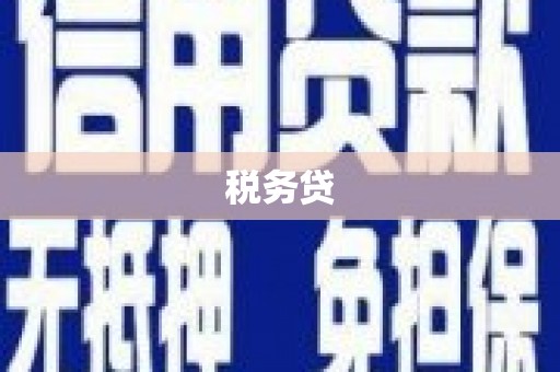 新屋税务贷