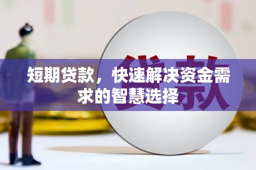 新屋短期贷款，快速解决资金需求的智慧选择
