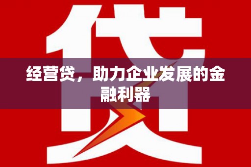 新屋经营贷，助力企业发展的金融利器