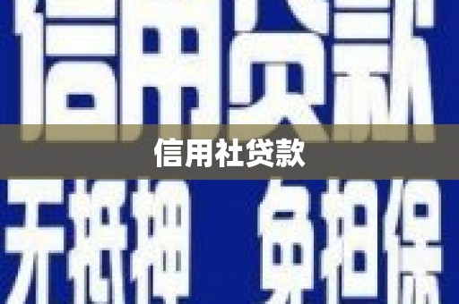 新屋信用社贷款