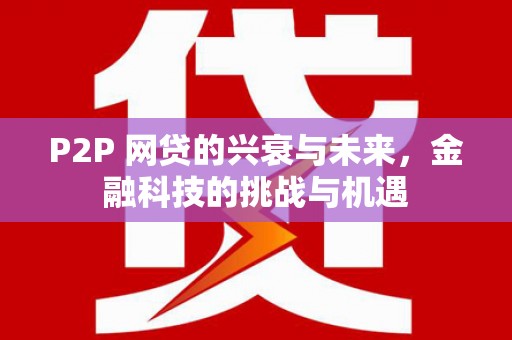 新屋P2P 网贷的兴衰与未来，金融科技的挑战与机遇