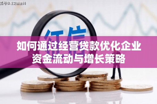 新屋如何通过经营贷款优化企业资金流动与增长策略