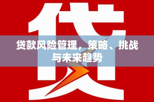 新屋贷款风险管理，策略、挑战与未来趋势