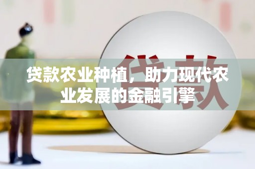 新屋贷款农业种植，助力现代农业发展的金融引擎