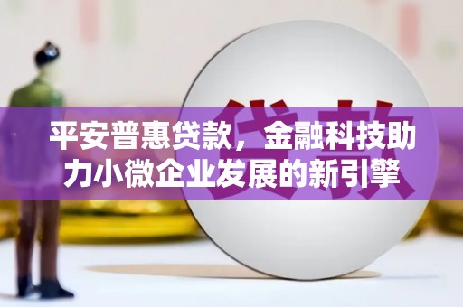 新屋平安普惠贷款，金融科技助力小微企业发展的新引擎