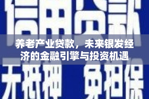新屋养老产业贷款，未来银发经济的金融引擎与投资机遇