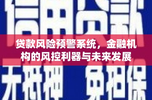 新屋贷款风险预警系统，金融机构的风控利器与未来发展