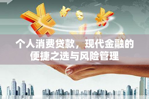 新屋个人消费贷款，现代金融的便捷之选与风险管理