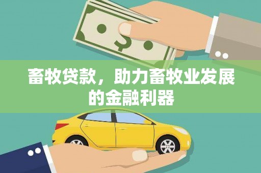 新屋畜牧贷款，助力畜牧业发展的金融利器