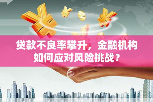 新屋贷款不良率攀升，金融机构如何应对风险挑战？