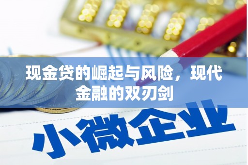 新屋现金贷的崛起与风险，现代金融的双刃剑
