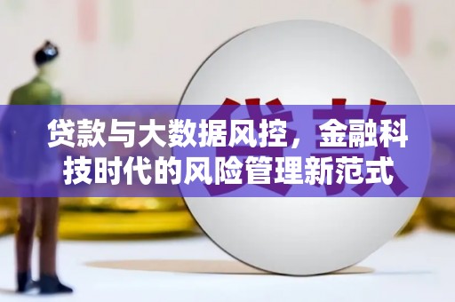 新屋贷款与大数据风控，金融科技时代的风险管理新范式