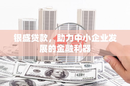 新屋银盛贷款，助力中小企业发展的金融利器