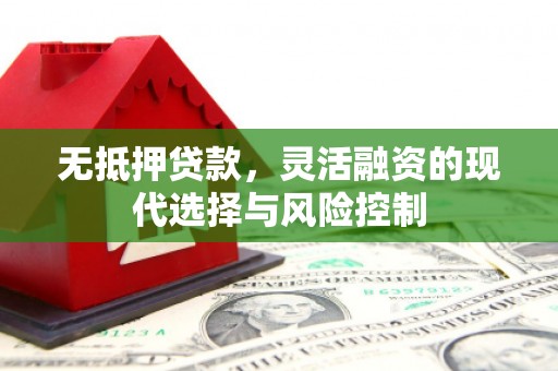 新屋无抵押贷款，灵活融资的现代选择与风险控制