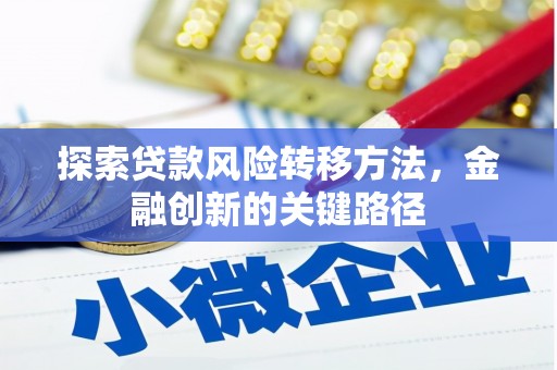 新屋探索贷款风险转移方法，金融创新的关键路径