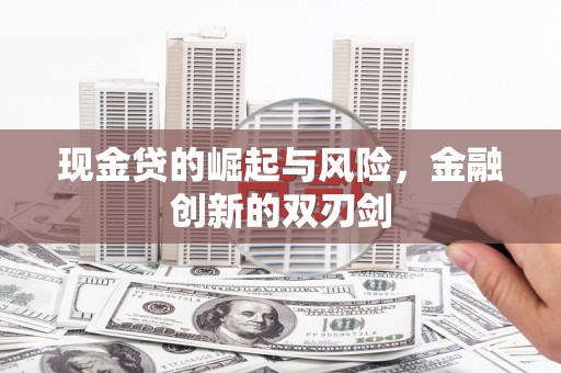 新屋现金贷的崛起与风险，金融创新的双刃剑