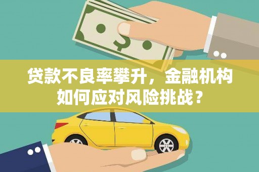 新屋贷款不良率攀升，金融机构如何应对风险挑战？