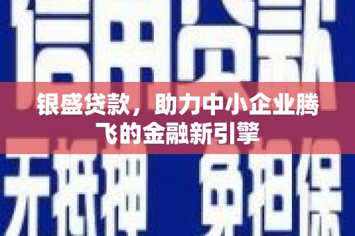 新屋银盛贷款，助力中小企业腾飞的金融新引擎