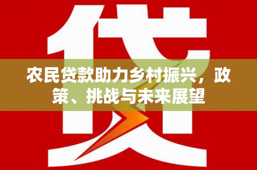 新屋农民贷款助力乡村振兴，政策、挑战与未来展望