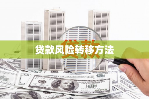 新屋贷款风险转移方法