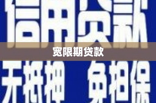 新屋宽限期贷款