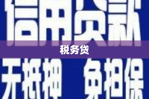 新屋税务贷