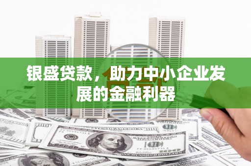 新屋银盛贷款，助力中小企业发展的金融利器
