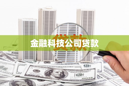 新屋金融科技公司贷款