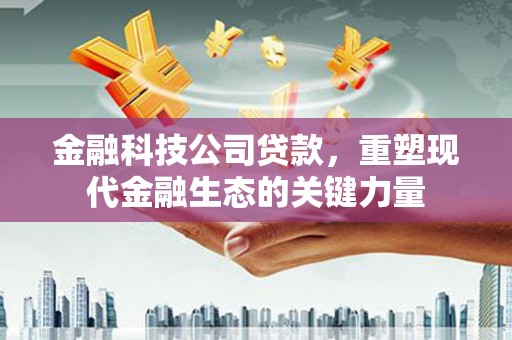 新屋金融科技公司贷款，重塑现代金融生态的关键力量