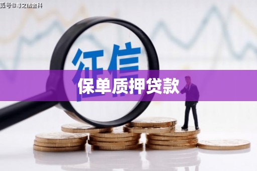 新屋保单质押贷款