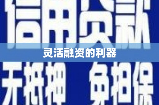 新屋灵活融资的利器