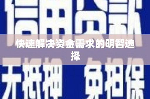 新屋快速解决资金需求的明智选择