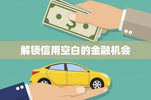 新屋解锁信用空白的金融机会