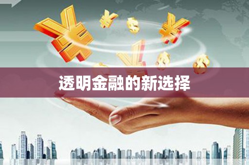 新屋透明金融的新选择